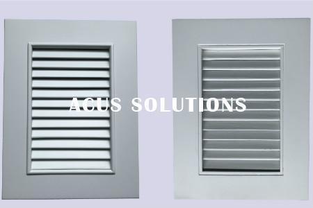 Shutter door White